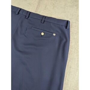 Peter Millar Pants Mens 48x28 Navy Blue Crown Sport Performance Chino Trousers